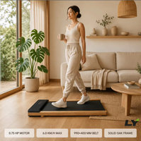 Tapis de marche pliable ultra-mince 120 kg, machine de course portable légère 10 kg pour la maison, le bureau et le fitness