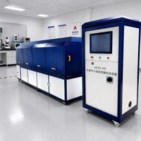 Équipement de test de détecteurs de flamme UV IR HD EN54-10, système de laboratoire PLC optique multi-angle sur rail pour détecteurs de feu de type point