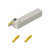 Portaherramientas de Ranurado CNC TAEGUTEC TTFR 25-60-6 RN con Inserto de Carburo TDT 6.00E-0.80 TT9080 para Torneado de Ranuras