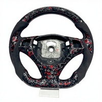Volant de voiture en cuir et fibre de carbone forgée pour BMW E92 E90 E84 E46 E53 E60 E70 E71 E85 E86 E89 F10 F18 F30 F35 F20