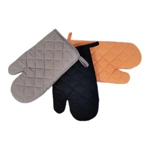 Manoplas de algodón impresas personalizables Guantes de cocina resistentes al calor para barbacoa y trabajo - Product Image 2