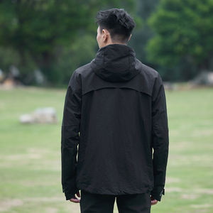 Customized logo Luminous three-proof <b>jacket</b> windproof and waterproof outdoor clothes for <b>men</b> and women with detachable <b>thin</b> - Product Image 4