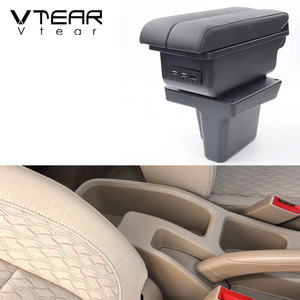 Vtear Đối Với Wuling Confero S Tay Vịn Da USB Giao Diện Lưu Trữ Box Màu Đỏ Chủ Đề Xe Kiểu Dáng Nội Thất Cánh Tay Còn Lại Phụ Kiện 14-18 - Product Image 2
