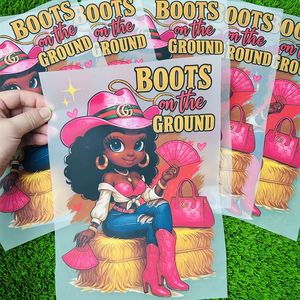 Заводская новинка, дизайн ботинок, печать, термопереводные виниловые наклейки на DTF, термонаклейки, готовые к нажатию для мешков для одежды - Product Image 2