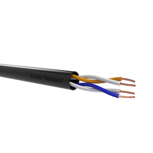 Câble réseau Cat5e U UTP PE 2x2x0.52mm Câble Ethernet extérieur pour systèmes de communication - Product Image 2