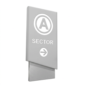 Letrero Resistente a la Intemperie con Protección UV para Entrada de Complejos de Apartamentos y Comunidades Residenciales, Letrero Tipo Pilón para Entrada de Centros Comerciales - Product Image 3
