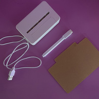Planche de Massage à effacement sec, en acrylique personnalisé avec support lumineux, Note, LED, lettres, marqueurs gommé