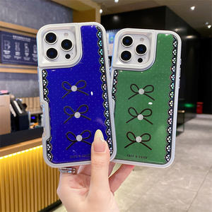 Funda Protectora <span class=keywords><strong>Anticaida</strong></span> Para Telefono Bow Frosted IMD Para iPhone 17 16 15 14 13 12 11 Pro Max Funda para teléfono - Product Image 6