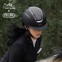 HORSELEADERXRIF Casque équestre réglable unisexe Chapeau d'équitation co-marqué Ensemble d'équipement Accessoire