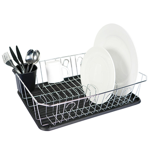 Home Storage & Organization Metal Kitchen Plate Drainer Dish Drying Wire Rack