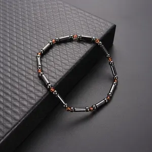 Bracelet magnétique pour la cheville, bracelet de thérapie magnétique en pierre, bracelet pour la cheville amincissant, bijoux de santé, bracelet pour la perte de poids - Product Image 1