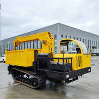 Grue montée sur chenilles de camion de machine de Crain facile à utiliser en gros bon marché