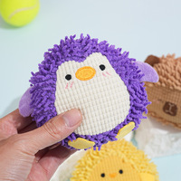 Jouet vocal pour chien en peluche en forme de balai, pour le nettoyage des dents et la stimulation autonome
