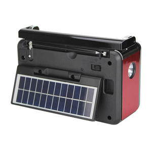 Solar Powered 9 Band FM AM SW Radio X Bass <b>MP3</b> <b>Player</b> <b>USB</b> TF Rechargeable Portable Outdoor Home Use - Product Image 4