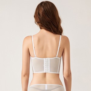 Soutien-gorge élégant et fin en dentelle blanche brodée, lingerie douce, soutien-gorge sexy, fournisseur de soutien-gorge taille 36 - Product Image 4