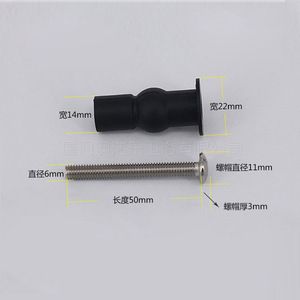 Aojiele <b>Toilet</b> Seat Mounting Screws 304 Stainless Steel Rubber Expansion Bolts Fixing <b>Accessories</b> For <b>Toilet</b> Seat Installation - Product Image 3