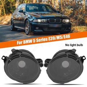 Feux antibrouillard avant Vehicle Wolf Lake pour BMW Série 5 E39 M5 E46, halogènes fumés sans ampoule - Product Image 1