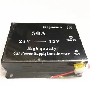 DC24V כדי DC12V 50A באק ממיר כוח לרכב אספקת שנאי 24V כדי 12V dc ממיר