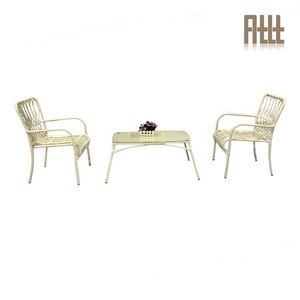 <span class=keywords><strong>Bistro</strong></span> francés sillas moderno de mimbre silla de jardín Anillo blanco de mimbre, muebles <span class=keywords><strong>al</strong></span> aire libre - Product Image 5