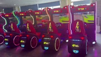 Laisiter Wholesale 42 pouces Simulateur de course automobile à monnayeur, machine de jeu d'arcade de conduite vidéo