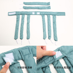 Fer à boucler sans chaleur, détachable, à huit griffes, pour grandes boucles, usage domestique, couleur vert fruit - Product Image 1