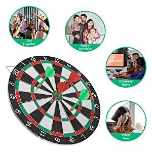 لوحة رمي السهام بتصميم جديد من المصنع مع مغناطيس قوي وسهام عالية الجودة، مناسبة للتمارين الداخلية - Product Image 4