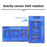 Écran portable sans fil IPS de 23,8 pouces avec rétroéclairage LED, moniteur de projection Full HD 100 Hz, haut-parleur intégré USB pour mobile