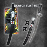 Ensemble d'armes de jeu en forme d'épée de ninja