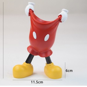 Mickey guanto porta penna Instagram stile borsetta a forma di resina portaoggetti creativo Design figurina decorativa - Product Image 5
