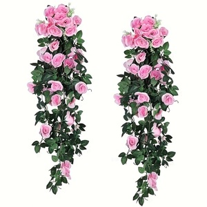 Guirlandes de roses artificielles Ning Chen, décoration murale, fleurs en plastique, décoration intérieure pour salon, 109g - Product Image 3
