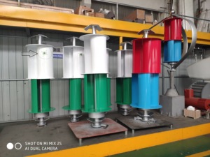 กังหันลมแกนตั้งขั้นสูง: 600W-3kW บำรุงรักษาง่ายและประสิทธิภาพสูงสำหรับโครงการพลังงานสีเขียว NE-Q Vertical Axi - Product Image 2
