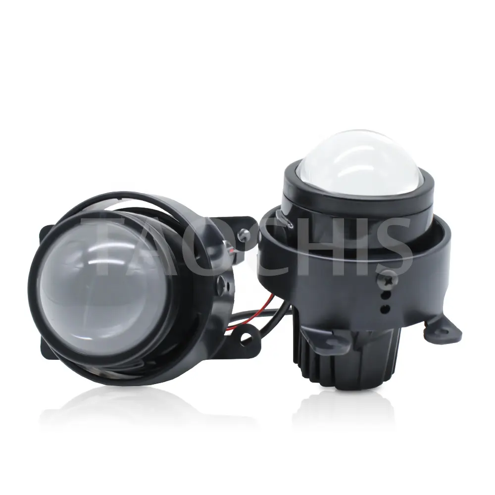 TAOCHIS Bi LED Nebels chein werfer Projektor linse 2,5 Zoll Auto lampe Nachrüstung Für Ford Citroen Subaru Renualt Suzuki Swift PEUGEOT OPEL