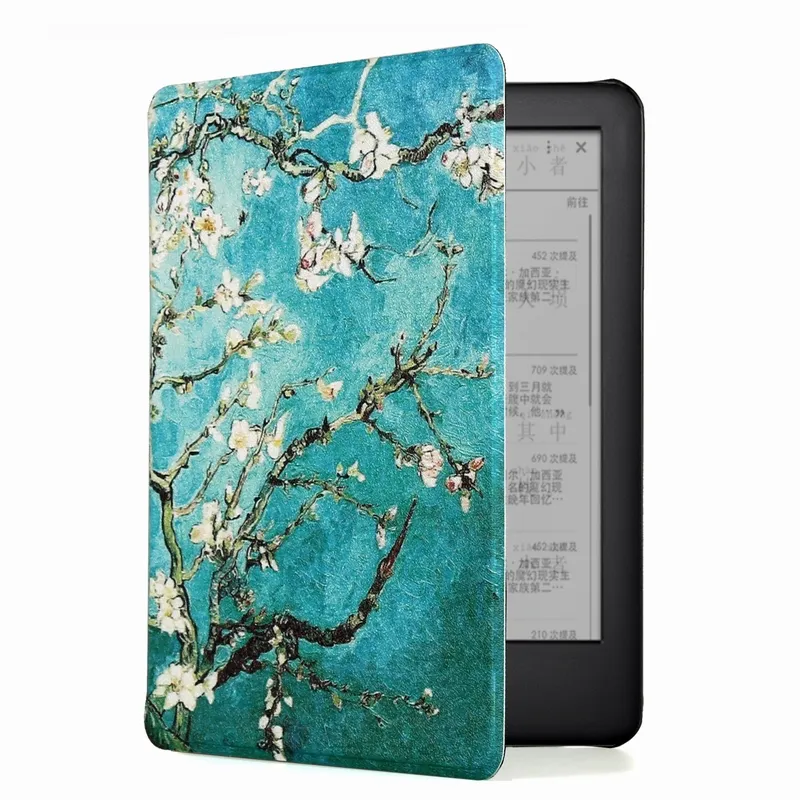 Patterns kindle Case PC TPU Magnetic Flip Smart Kindle Cover For Kindle Paperwhite 1 2 3 4 558 958 899 658 Voyage 1499