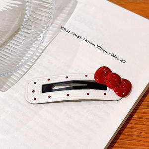 Vente flash : <span class=keywords><strong>Barrette</strong></span> à <span class=keywords><strong>cheveux</strong></span> rouge à pois pour femmes, chouchou élastique pour <span class=keywords><strong>cheveux</strong></span>, <span class=keywords><strong>barrette</strong></span> pour enfants, accessoires pour <span class=keywords><strong>cheveux</strong></span> - Product Image 6