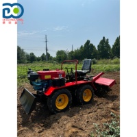 Tracteur agricole miniature certifié CE à 4 roues, 12HP, 18HP, 25HP, 35HP, tracteur agricole à conduire avec accessoires complets pour les États-Unis et l'Europe