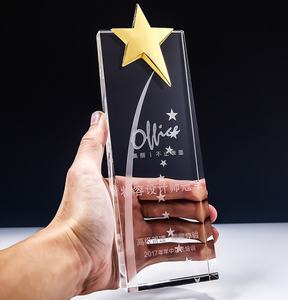 クリエイティブクリスタルトロフィーメダル優秀スタッフ賞お土産彫刻レタリング会社年次総会彫刻卸売チーム - Product Image 3