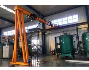 Pont roulant semi-portique BM, norme européenne, faible pression des roues, économie d'énergie, norme FEM, commande PLC - Product Image 6