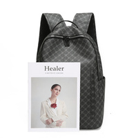 Sac de voyage grande capacité, sac à ordinateur portable tendance, sac à dos imperméable souple pour sports de plein air et randonnée, unisexe, avec revêtement PU imperméable