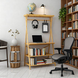 Tre may áo quần áo treo <span class=keywords><strong>Heavy</strong></span> Duty Rack với Top kệ và 2-Tier giày quần áo lưu trữ Organizer kệ - Product Image 4