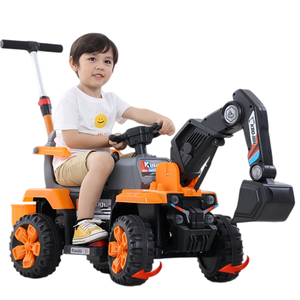Jouet d'excavatrice d'intérieur réaliste pour enfants, <span class=keywords><strong>grue</strong></span> <span class=keywords><strong>de</strong></span> <span class=keywords><strong>chantier</strong></span> télécommandée, jouet éducatif STEM pour tout-petits, voiture DN - Product Image 2