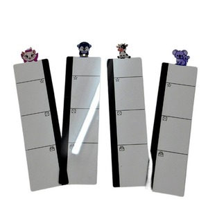 Acrylic máy tính trong suốt bảng tin qua biên giới bảng thư với Side Clip Lưu ý nhãn Màn hình Memo hiển thị - Product Image 1