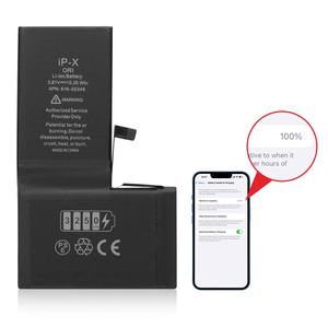 Nueva batería de litio de mayor capacidad para iPhone X XS 11 Características Carga rápida RoHS y MSDS Certificado 3,8 V Voltaje - Product Image 1