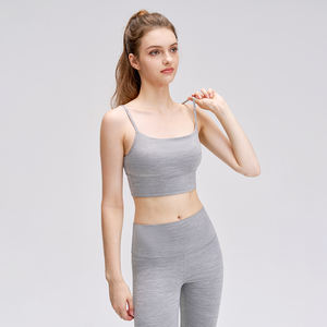 Sujetador deportivo de yoga transpirable para mujer con tirantes finos, sensación de segunda piel, espalda en U, cuello en U, espalda hermosa, que absorbe la humedad y de secado rápido - Product Image 4