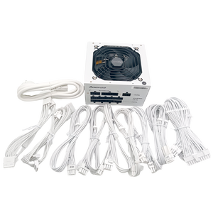 ATX3.1 PCIe 5.1 พาวเวอร์ซัพพลายแบบโมดูลาร์เต็มรูปแบบ 80+ <span class=keywords><strong>Platinum</strong></span> DC 1050/1250W 24 พิน สำหรับพีซี สีขาว สำหรับเกมมิ่ง เดสก์ท็อป เซิร์ฟเวอร์ มีสินค้าในสต็อก - Product Image 5