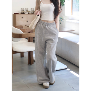 Pantalon Harem Femme à Jambes Larges en Polaire Taille Basse, Faible MOQ, Style Streetwear d'Été, Fabrication ODM/OEM au Vietnam, Échantillon Gratuit - Product Image 6