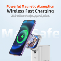 QERE KC-0801 Station de chargeur sans fil magnétique Charge rapide Coffre-fort Multi-fonctionnel Portable Pliable Mini chargeur sans fil