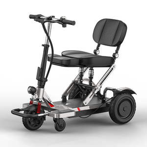 Tricycle électrique voiture de trajet pliante légère pour personnes âgées, mini scooter électrique domestique pour deux personnes - Product Image 1
