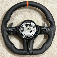 Volant sport personnalisé à fond plat pour BMW F10 F15 F16 F20 F22 F25 F26 F30 F31 F32 F34 F35 F36 M3 F80 M4 F82