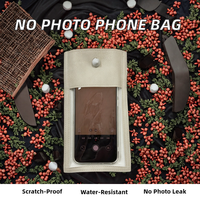 Pochette de sécurité anti-caméra et anti-téléphone portable de haute qualité pour événements, sans prise de vue, en PU