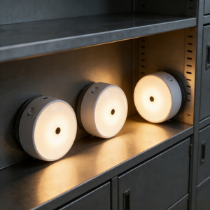 Lampe LED rechargeable de haute qualité à capteur de mouvement 2700K, lumière de nuit pour armoire de cuisine à détection humaine - 1 unité - Product Image 6